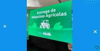O Ministério da Agricultura e Pecuaria entregou nesta semana maquinários